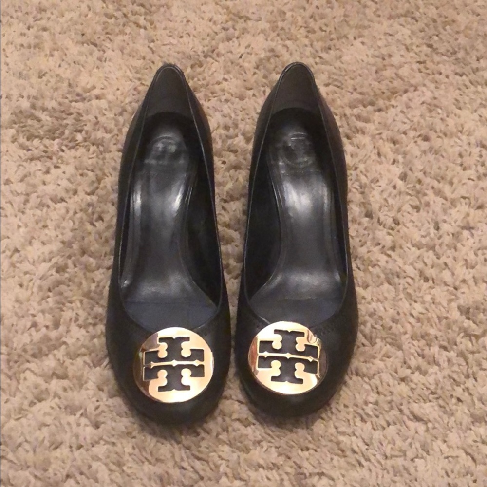 Tory Burch Black Wedge